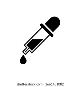 Pipette icon vector design trendy