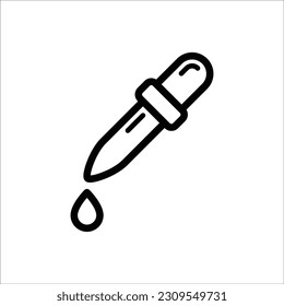 Pipette icon vector design trendy