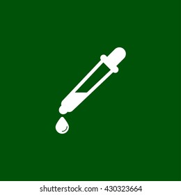 pipette icon. pipette vector illustration
