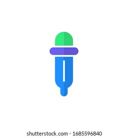 pipette icon vector illustration design. flat design
