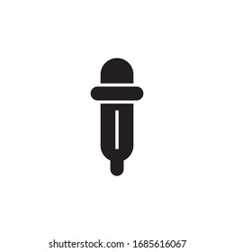 pipette icon vector illustration design. pipette icon glyph design