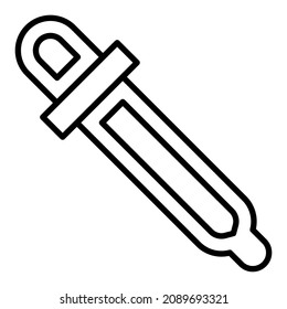 Pipette icon vector image. Can also be used for web apps, mobile apps and print media.