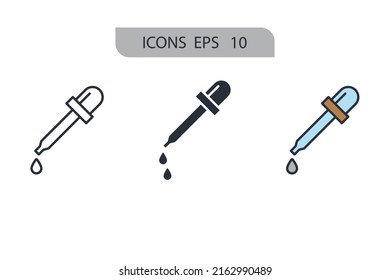 Vektorelemente von Pipeletettsymbole für Infografiken
