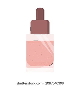 Pipette jar.Doodle.Vector illustration on white background.