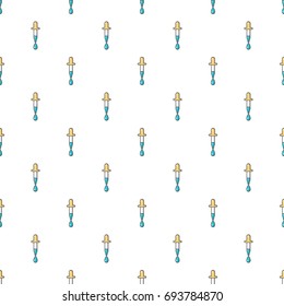 Pipette pattern in cartoon style. Seamless pattern vector illustration