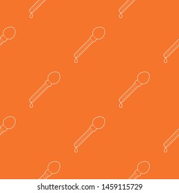 Pipette pattern vector orange for any web design best