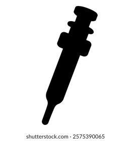 Pipette silhouette vector icon sign symbol illustration design.
