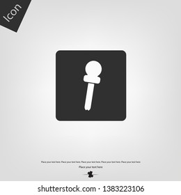 Pipette tool icon. Vector illustration