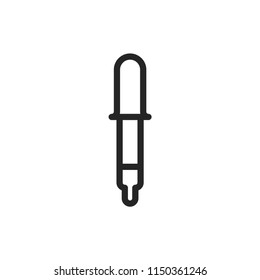 Pipette vector icon
