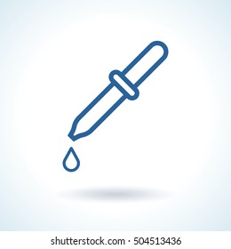 Pipette vector icon