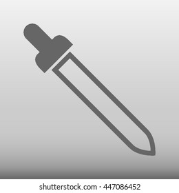 Pipette Vector Icon Illustration