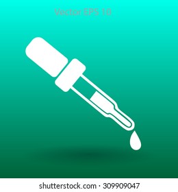 Pipette vector illustration