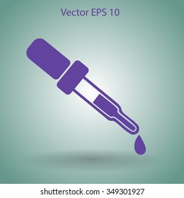 Pipette vector illustration