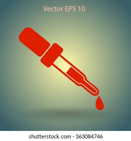 Pipette vector illustration