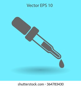 Pipette vector illustration
