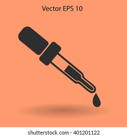 Pipette vector illustration