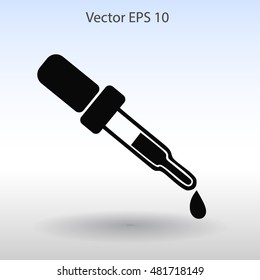 Pipette vector illustration