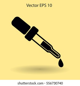 Pipette vector illustration