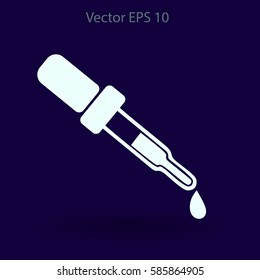Pipette vector illustration