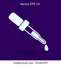 Pipette vector illustration