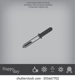 Pipette web icon
