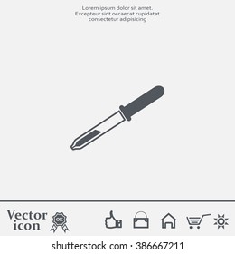 Pipette web icon