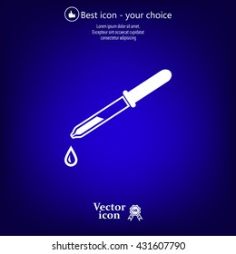 Pipette web icon