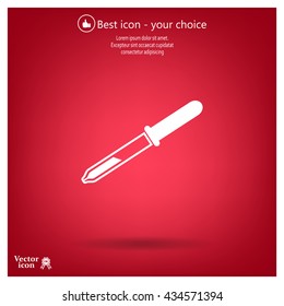 Pipette web icon