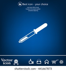 Pipette web icon