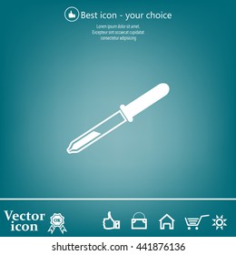 Pipette web icon