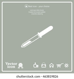 Pipette web icon