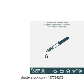 Pipette web icon