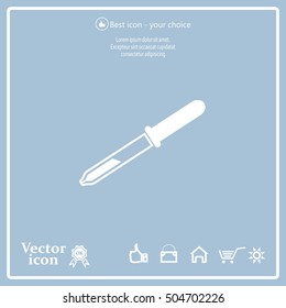 Pipette web icon