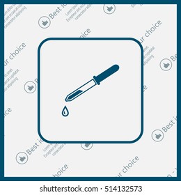 Pipette web icon