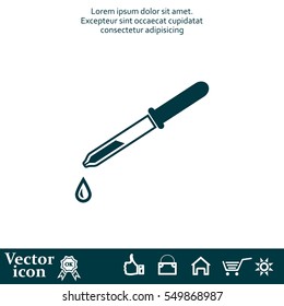 Pipette web icon