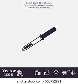 Pipette web icon