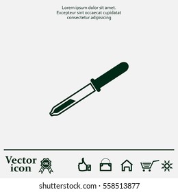 Pipette web icon