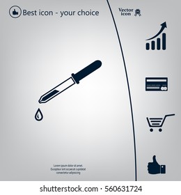 Pipette web icon