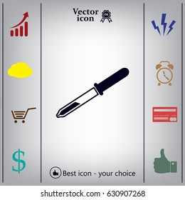 Pipette web icon