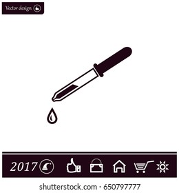 Pipette web icon