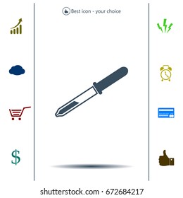 Pipette web icon