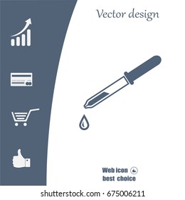Pipette web icon