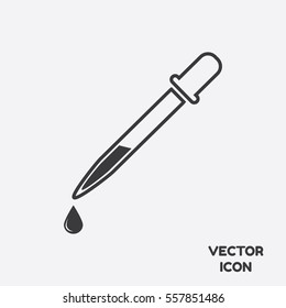 Pipette web icon - Illustration