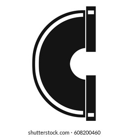 Piping connection icon. Simple illustration of piping connection vector icon for web
