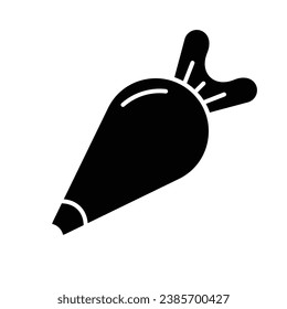 Pipping bag icon vector on trendy design