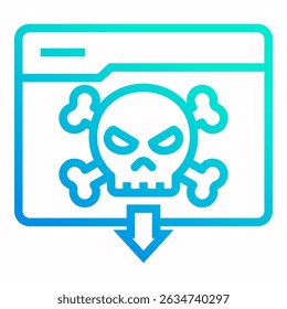 Elemento de icono de piratería para diseño