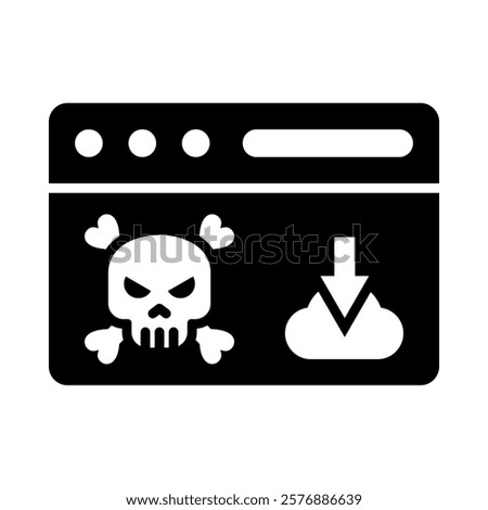 Piracy Icon Element For Design