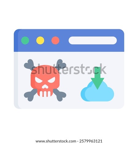 Piracy Icon Element For Design