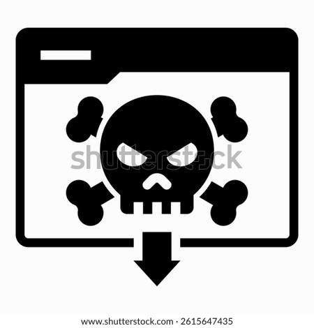 Piracy Icon Element For Design