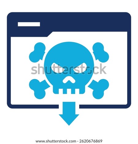 Piracy Icon Element For Design
